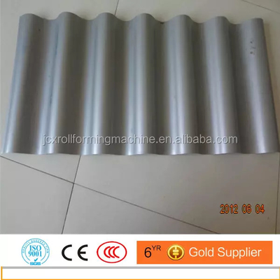 La nouvelle toiture en aluminium ondulée de fer de JCX couvre faire la machine avec la nouvelle technologie et le petit pain de recourbement froid formant la machine