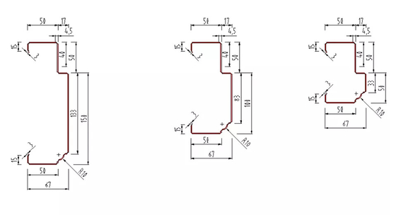 les lamelles de volet de roulement 4.5kw roulent formant le convertisseur de PLC de machine