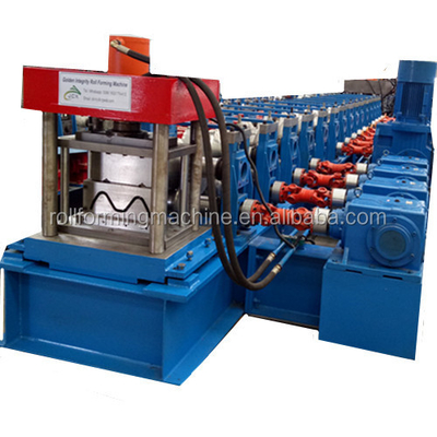 barrière Roll Forming Machine de barrière de machine de 16-20m/Min Highway Guardrail Roll Forming