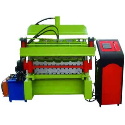 Ibr de haute qualité de double couche de vente chaude et petit pain ondulé de feuille de toit de profil formant la machine