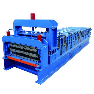 Ibr de haute qualité de double couche de vente chaude et petit pain ondulé de feuille de toit de profil formant la machine