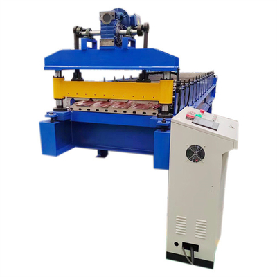 le petit pain en acier de panneau de 840 toits de couleur formant le cisaillement hydraulique de machine a employé la construction en acier