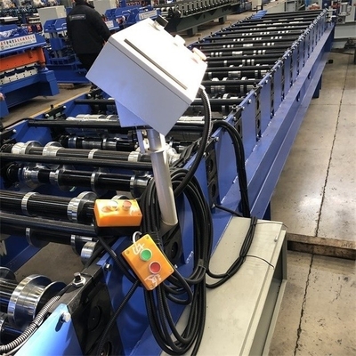 feuille trapézoïdale en acier imprimée à grande vitesse de toit de couleur faisant la machine couvrant la machine de panneau