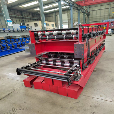 Petit pain trapézoïdal de feuille de Galvalume formant le petit pain automatique de nervure de machine formant la machine