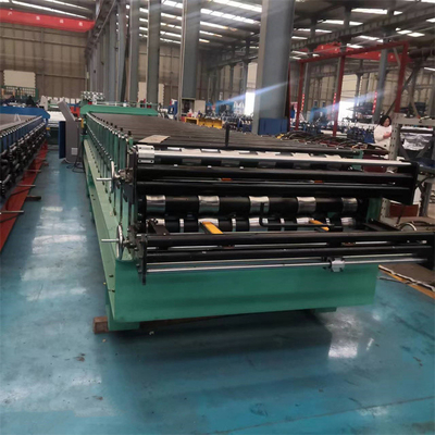 Le métal a galvanisé le double petit pain de plate-forme formant la machine pour Ibr Rib Corrugated Roof Wall Sheets
