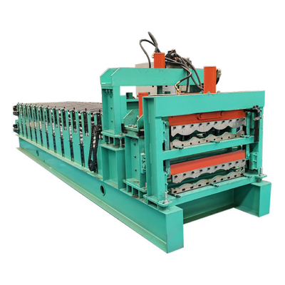 En acier feuillard le double petit pain de plate-forme formant la machine pour des panneaux et couvrir de mur