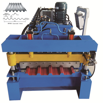 Petit pain à grande vitesse de panneau de toit de Galvalume formant la machine 0.3-1mm utilisés pour le ménage