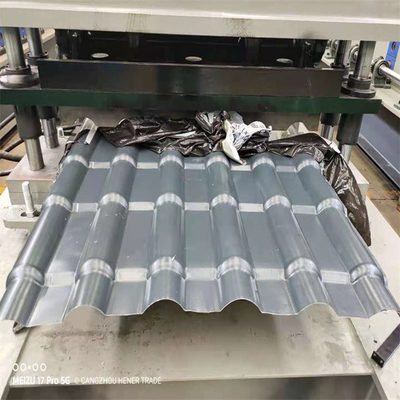 Petit pain vitré en acier de tuile de couleur formant la feuille glaçée par machine faisant la machine 0.3mm-0.8mm