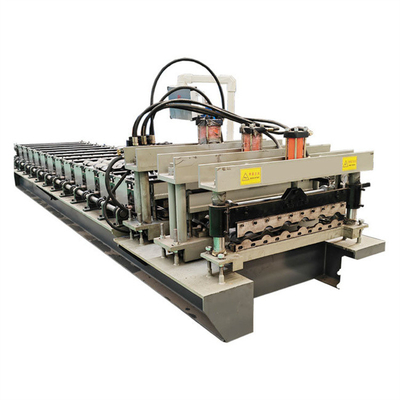 Petit pain vitré en acier de tuile de couleur formant la feuille glaçée par machine faisant la machine 0.3mm-0.8mm