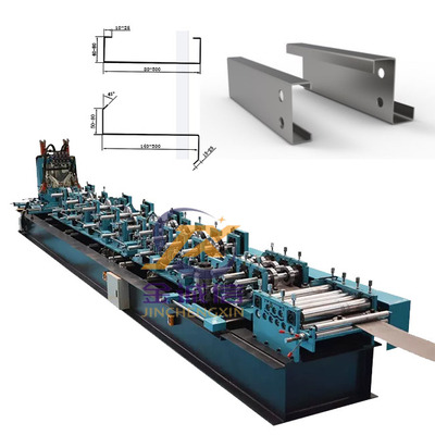 Type complètement automatique rouleaux en acier de la CZ de stations de la machine 0-25m/min 18 de Purlin