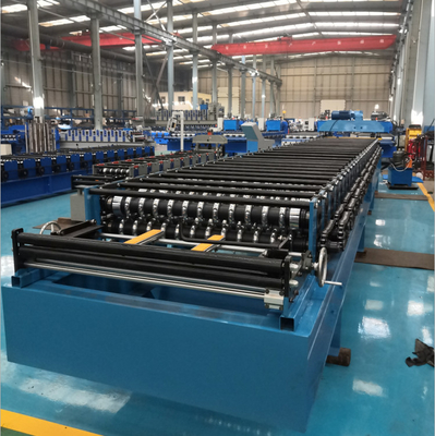 Petit pain ondulé à grande vitesse de feuille formant la machine pour le panneau de toit et de mur