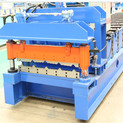 La construction en acier a glacé des tuiles fabriquant la couleur 0.3-0.8mm en acier de machine automatiques