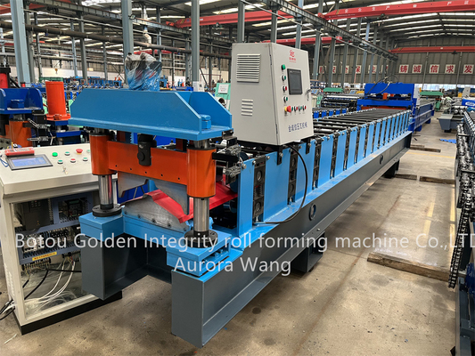 Toit en acier Ridge Roll Forming Machine With en métal de couleur de bonne qualité de haute qualité