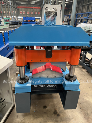 Toit en acier Ridge Roll Forming Machine With en métal de couleur de bonne qualité de haute qualité