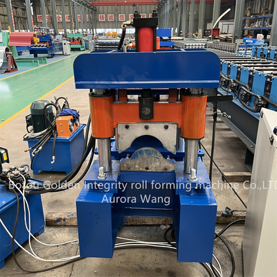 Petit pain de clignotant de toit de bonne qualité formant des arêtes de machine faisant le clignotant Ridge Capping Roll Forming Machines en métal de couverture