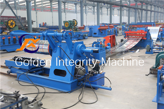 métal de 0.15-1.0mm fendant la ligne machine de fente à grande vitesse de 80m/min
