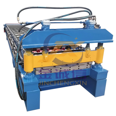 Petit pain en acier de panneau de toit de la couleur complètement automatique IBR 686 formant le contrôle de PLC de machine