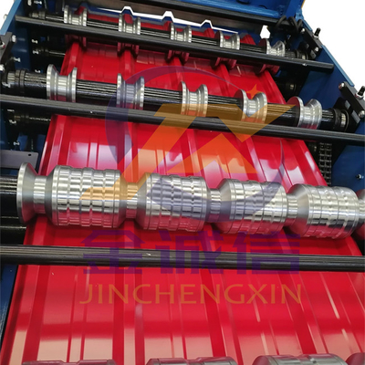 Petit pain en acier de panneau de toit de la couleur complètement automatique IBR 686 formant le contrôle de PLC de machine