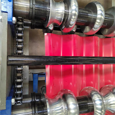 La fabrication de la Chine a ridé le petit pain de feuille formant la machine utilisée pour la feuille de panneau de mur de toit