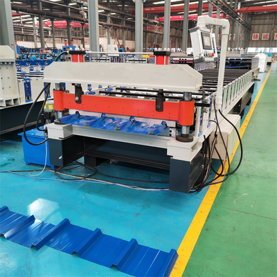 Petit pain trapézoïdal de feuille de mur d'Ibr formant le contrôle de PLC de machine