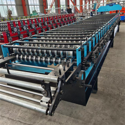 Petit pain ondulé de feuille de système de PLC formant la machine 0.3mm-0.8mm à grande vitesse