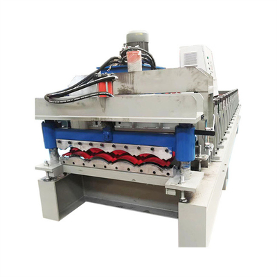 Le panneau de toit en métal a glacé le petit pain de tuile formant l'acier de couleur de machine pour le matériau de construction