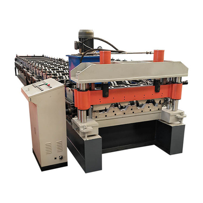 Petit pain en acier de plate-forme de PLC formant la machine à grande vitesse de Decking de plancher de la machine 20m/min