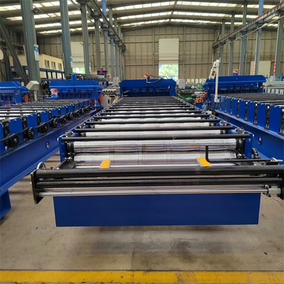 Le nouveau métal de conception a glacé le petit pain de tuile formant la machine pour l'acier en bambou de couleur de 0.3-0.8mm