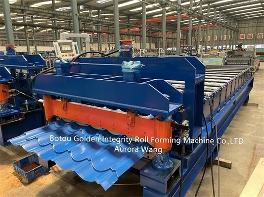 5.5Kw a glacé le petit pain de tuile formant le système automatique de PLC Detla de machine