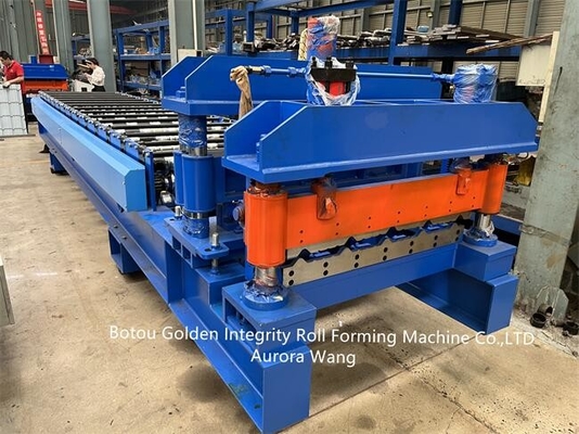 petit pain de tuile vitré par 1200mm formant la tuile de toit de la machine JCX faisant la machine
