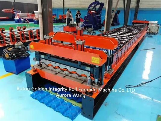 JCX a glacé le petit pain de tuile de toit formant le matériel de GI de la machine 380v 50hz PPGI