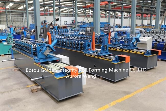 Machine de profil de cloison sèche de goujon de vue en acier et de machine 0.3-1.2mm de voie