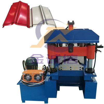 15-20m/Min Roof Ridge Cap Roll formant la machine a galvanisé le contrôle en acier de PLC