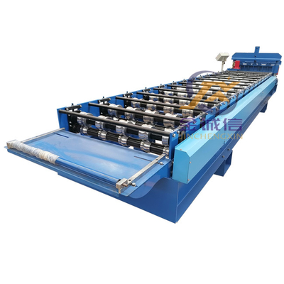 petit pain de tuile vitré par 0.3-0.7mm formant la tuile d'étape de PLC de machine faisant la machine