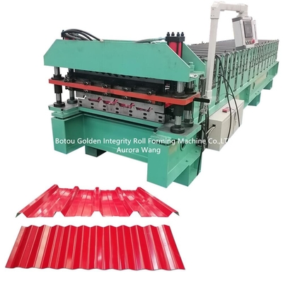 tuile de la CE de 12m/Min Metal Roofing Roll Former ISO9001 formant la machine