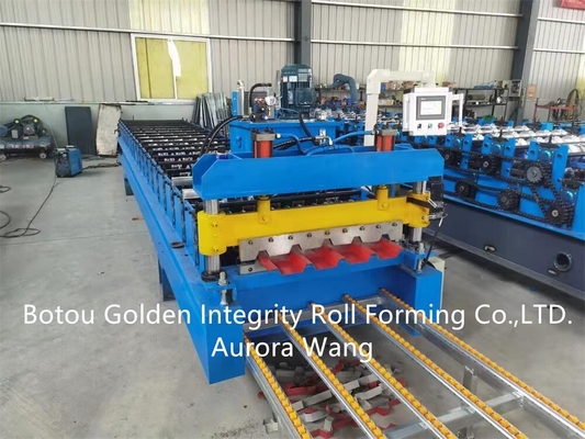 La couleur a enduit galvanisé couvrant la machine 3 m/min de profil de feuille