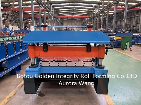 structure de feuille soudée par machine de 15m/Min Roof Panel Roll Forming