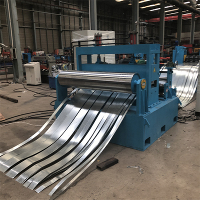 La ligne de fente en acier en aluminium PLC a commandé la précision à grande vitesse fendant la ligne