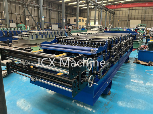 Petit pain de double couche de PPGI formant le petit pain de plate-forme de double d'Aluzinc de machine formant la machine