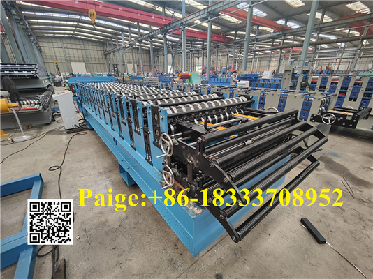 petit pain de panneau de toit de 686 762 doubles couches formant le contrôle de PLC de la machine 380V
