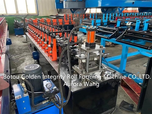 machine de lamelle de volet de rouleau de fer de machine de 8-12m/Min Shutter Door Roll Forming