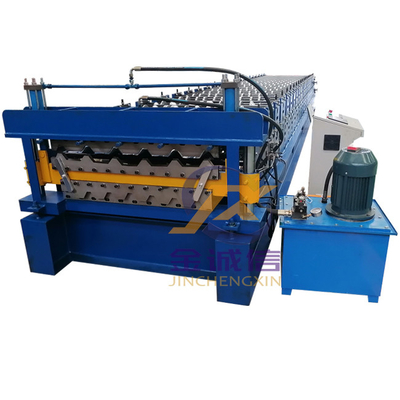Petit pain de feuille de toiture d'IBR formant couche de couleur bleue de machine la double