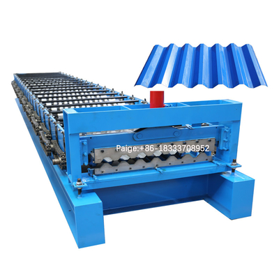 750 type petit pain trapézoïdal en acier en aluminium de panneau de mur de revêtement formant la machine