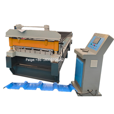 Petit pain en acier ondulé de panneau formant le petit pain de toit de feuillard de machine formant la machine