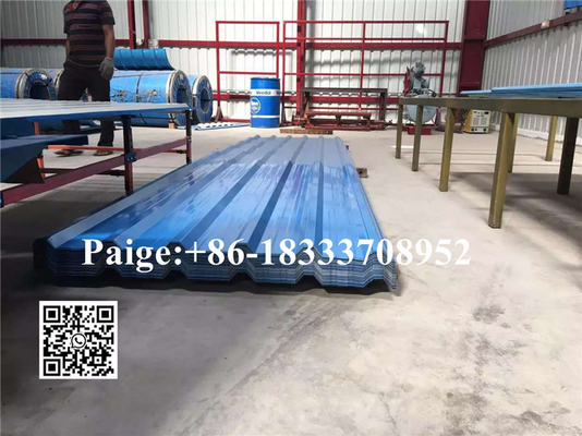Petit pain trapézoïdal de toit en métal de forme formant le petit pain en acier de toit de machine formant la machine