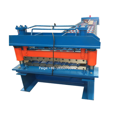 Long toit en métal d'envergure d'IBR formant le petit pain en acier de profil de machine formant la machine