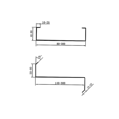 G350 G550 2.4mm plein acier dur galvanisé profil C/Z purlin petit pain formant la machine