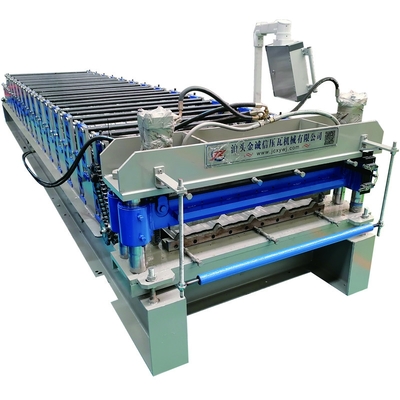 Petit pain en acier de double couche de couleur formant la machine pour C44 C38 C10 C20