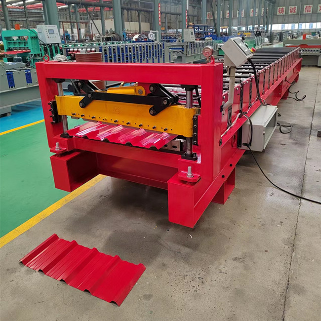 Petit pain trapézoïdal de feuille de toit du fer 0.3-0.8mm formant le panel en métal de machine faisant la machine
