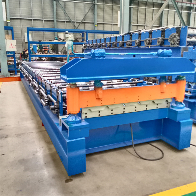 acier IBR 6 Rib Roof Wall Panel Roll de couleur en métal de 1200mm 1220mm formant la machine